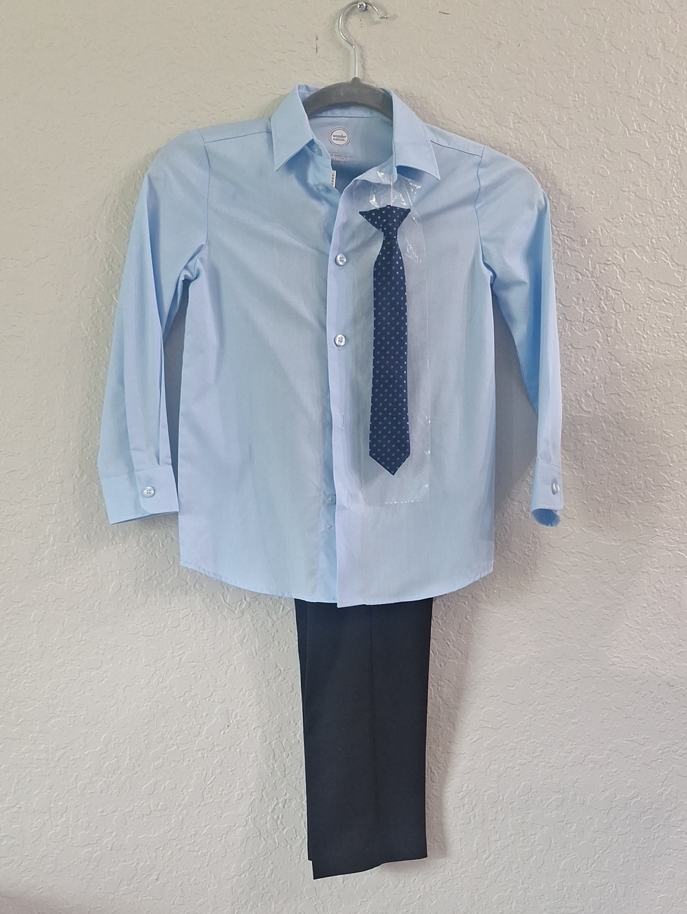 Wonder Nation Boys Shirt,pants And Tie Set
